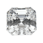 Asscher cut moissanite