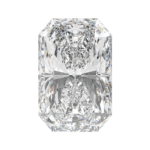 Radiant cut moissanite